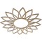 Ekena Millwork Daisy Wood Fretwork Pierced Ceiling Medallion, Hickory, 28"OD x 9 3/4"ID x 1/4"T CMWP28X28X0250DAHI - alternate 2